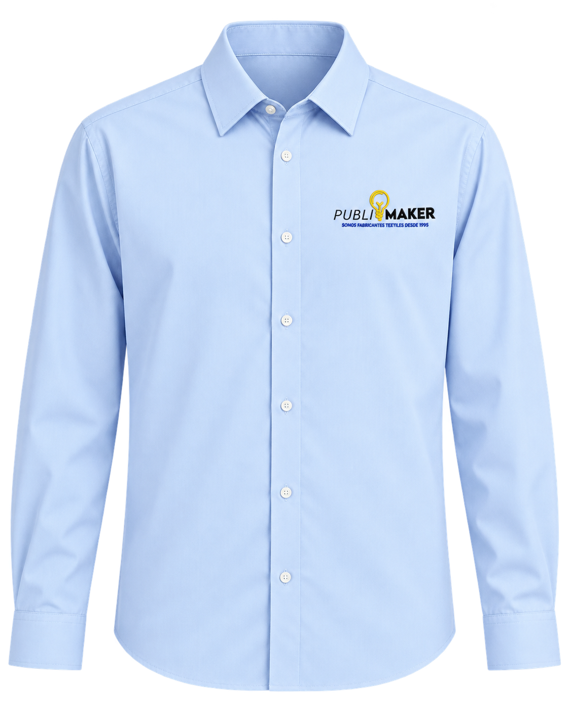 Camisa Popelina Manga Larga Publimaker