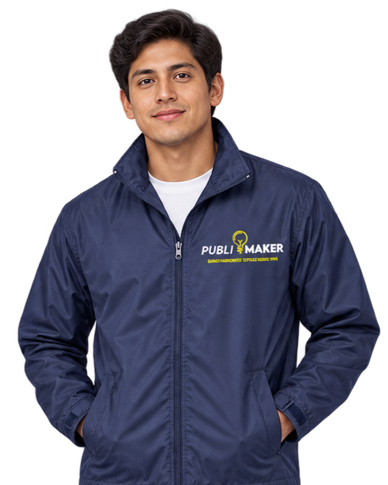 Casaca Taslan puesta por hombre