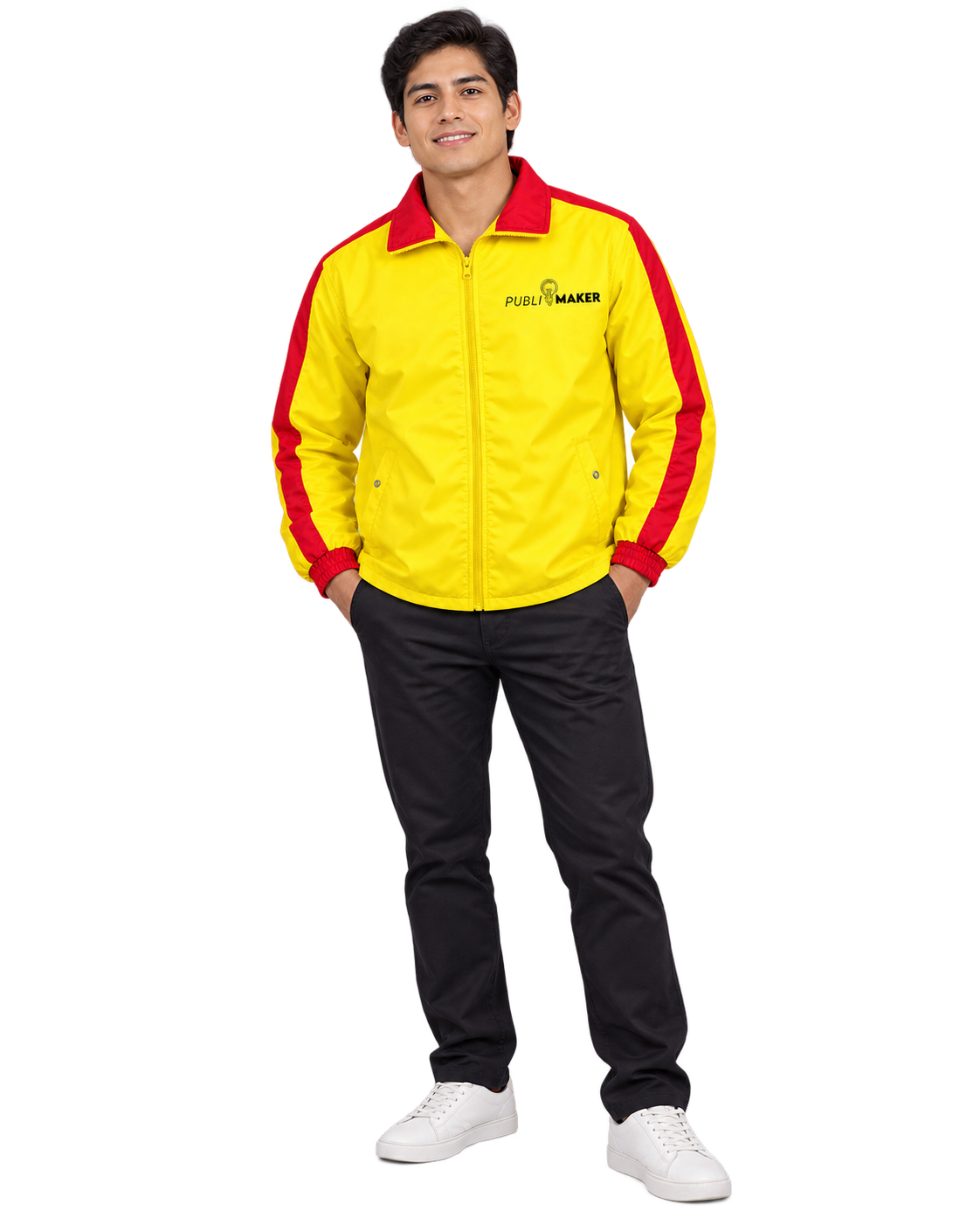 Casaca Taslan con Malla puesta por hombre