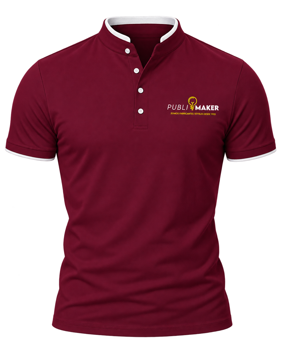 Polo Camisero Cuello Mao Publimaker